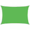 Żagiel przeciwsłoneczny, 160 g/m², jasnozielony, 2x2,5 m, HDPE