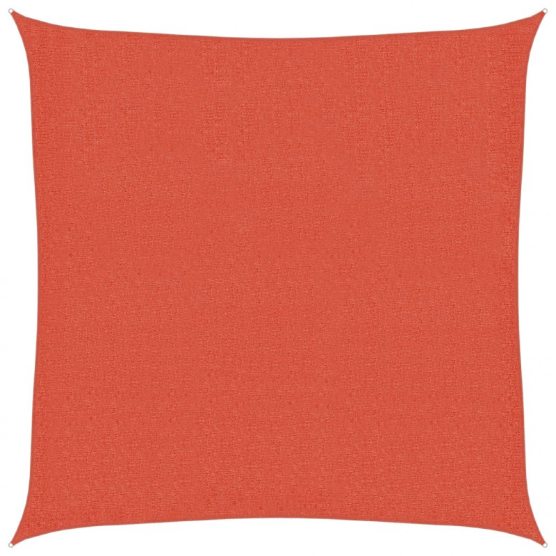 Żagiel przeciwsłoneczny, 160 g/m², terakotowy, 2x2 m, HDPE