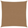 Żagiel przeciwsłoneczny, 160 g/m², kolor taupe, 3x3 m, HDPE