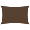 Żagiel przeciwsłoneczny, 160 g/m², brązowy, 3,5x5 m, HDPE