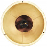 Industrialna lampa wisząca, 25 W, mosiężna, okrągła, 19 cm, E27