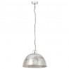 Industrialna lampa wisząca, 25 W, srebrna, okrągła, 41 cm, E27