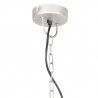 Industrialna lampa wisząca, 25 W, srebrna, okrągła, 41 cm, E27
