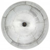 Industrialna lampa wisząca, 25 W, srebrna, okrągła, 41 cm, E27