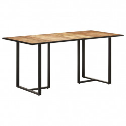 Stół jadalniany, 160 cm, surowe drewno mango
