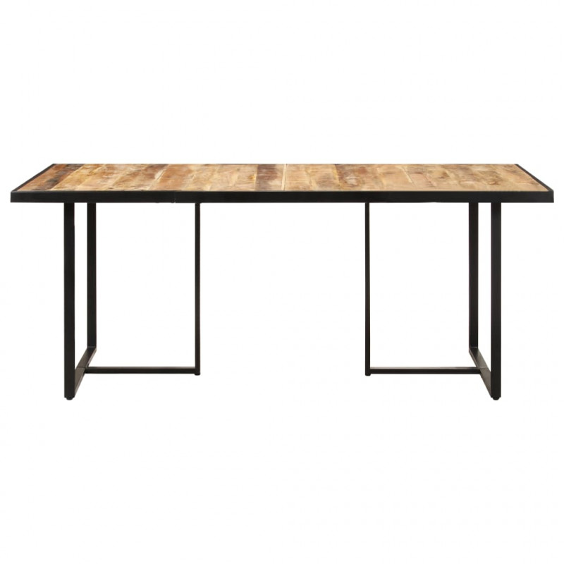 Stół jadalniany, 160 cm, surowe drewno mango