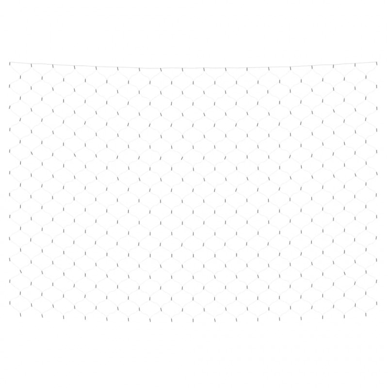 Siatka lampek, ciepłe białe światło, 3x2 m, 204 LED