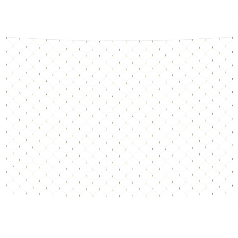 Siatka lampek, ciepłe białe światło, 3x2 m, 204 LED