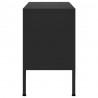 Szafka pod telewizor, czarna, 105x35x52 cm, stalowa