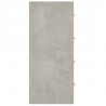 Komoda z 4 szufladami, 60 x 30,5 x 71 cm, szarość betonu