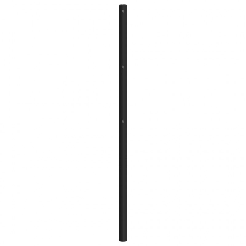Metalowe wezgłowie, czarne, 180 cm