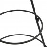 Metalowa choinka świąteczna, do dekoracji, czarna, 90 cm