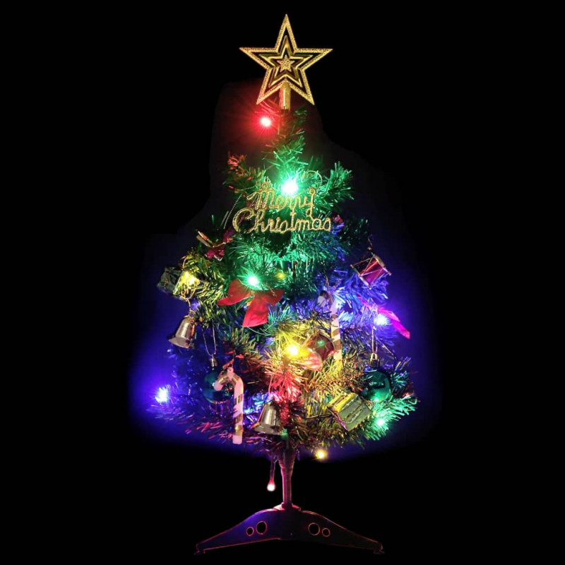 Sztuczna minichoinka z 20 lampkami LED, zielona, 45 cm