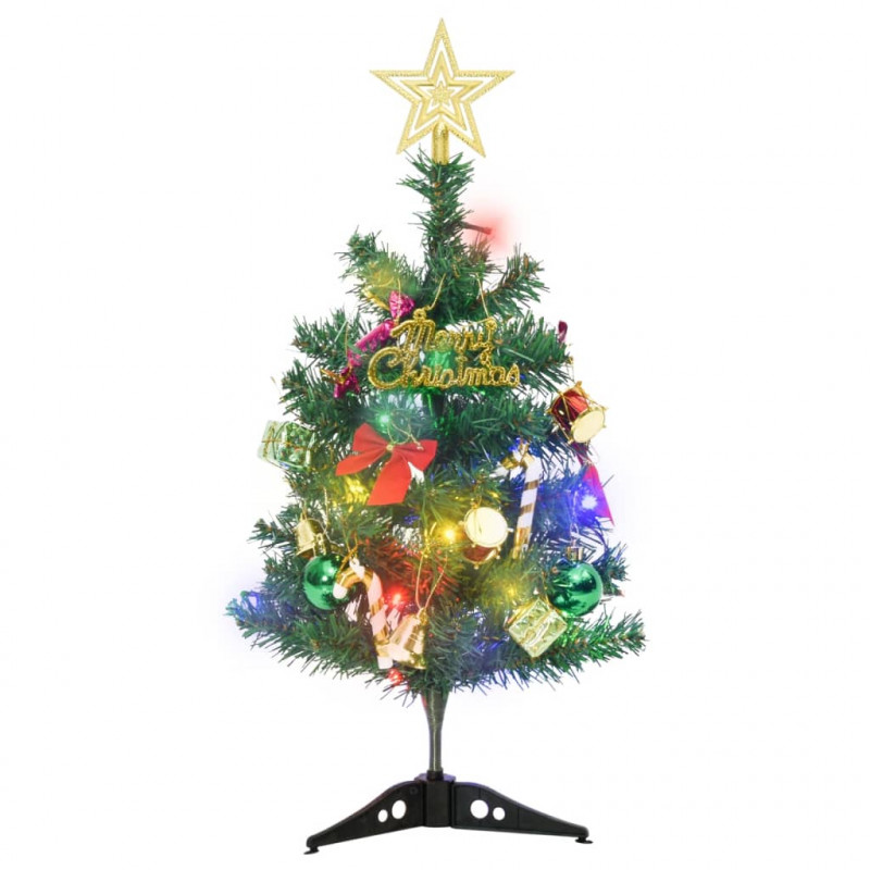 Sztuczna minichoinka z 20 lampkami LED, zielona, 45 cm