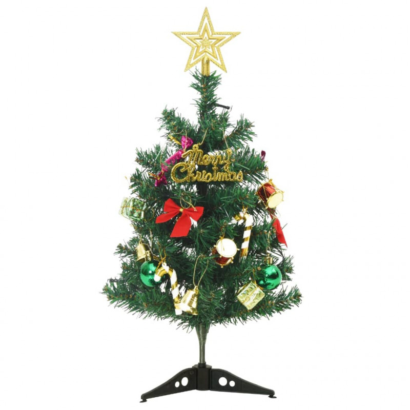 Sztuczna minichoinka z 20 lampkami LED, zielona, 45 cm