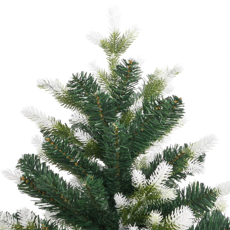 Sztuczna choinka zawiasowa, ośnieżona, 150 cm