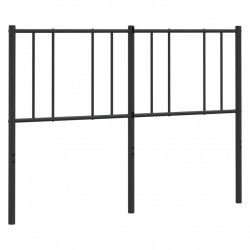 Metalowe wezgłowie, czarne, 135 cm