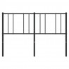 Metalowe wezgłowie, czarne, 135 cm