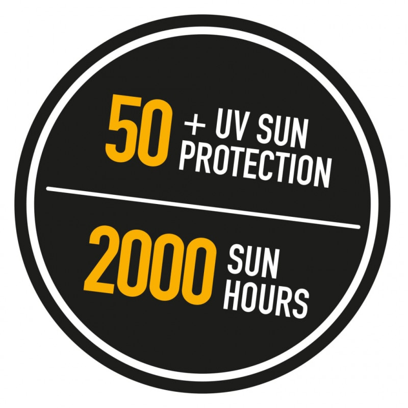 Madison Pokrowiec na meble ogrodowe, okrągły, 320 cm, szary