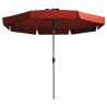 Madison Parasol ogrodowy Flores Luxe 300 cm, okrągły, ceglana czerwień