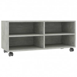 Szafka pod TV, kolor betonowy szary, 90x35x35 cm