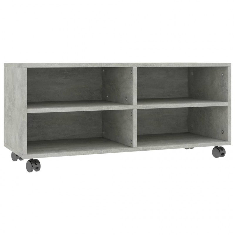 Szafka pod TV, kolor betonowy szary, 90x35x35 cm