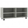Szafka pod TV, kolor betonowy szary, 90x35x35 cm