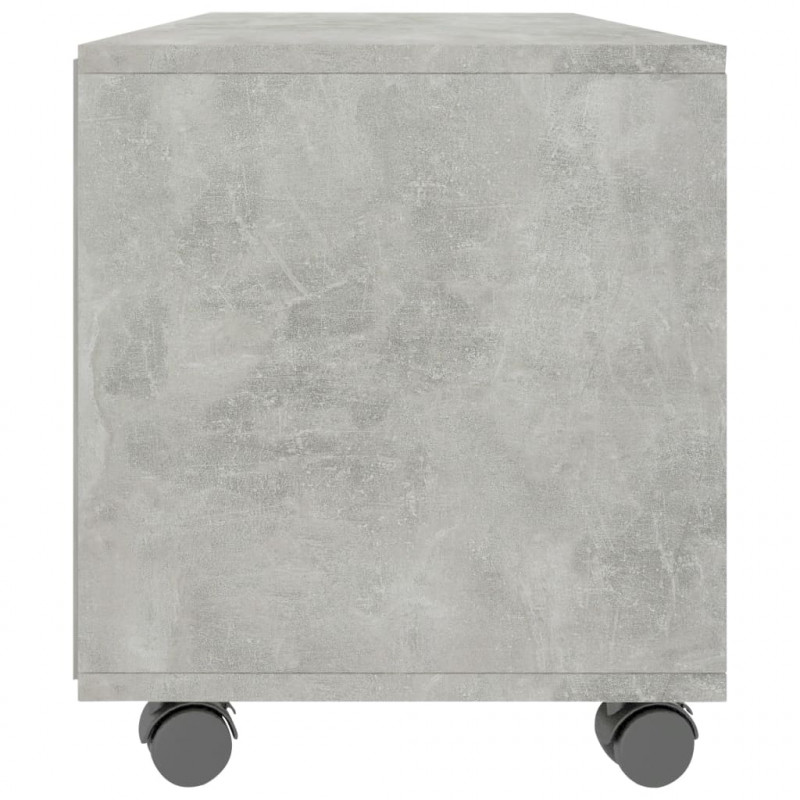 Szafka pod TV, kolor betonowy szary, 90x35x35 cm