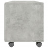 Szafka pod TV, kolor betonowy szary, 90x35x35 cm