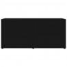 Szafka pod TV, czarna, 80x34x36 cm materiał drewnopochodny
