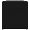 Szafka pod TV, czarna, 80x34x36 cm materiał drewnopochodny