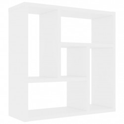 Półka ścienna, biała, 45,1x16x45,1 cm, materiał drewnopochodny