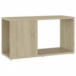 Szafka pod TV, dąb sonoma, 60x24x32 cm, materiał drewnopochodny