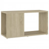 Szafka pod TV, dąb sonoma, 60x24x32 cm, materiał drewnopochodny