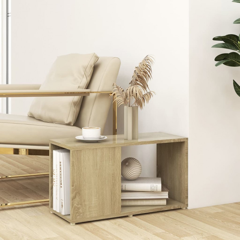 Szafka pod TV, dąb sonoma, 60x24x32 cm, materiał drewnopochodny