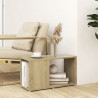 Szafka pod TV, dąb sonoma, 60x24x32 cm, materiał drewnopochodny