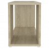 Szafka pod TV, dąb sonoma, 60x24x32 cm, materiał drewnopochodny