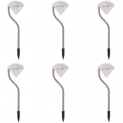 Lampki solarne ogrodowe LED 6 szt, 9x7,8x29,5 cm
