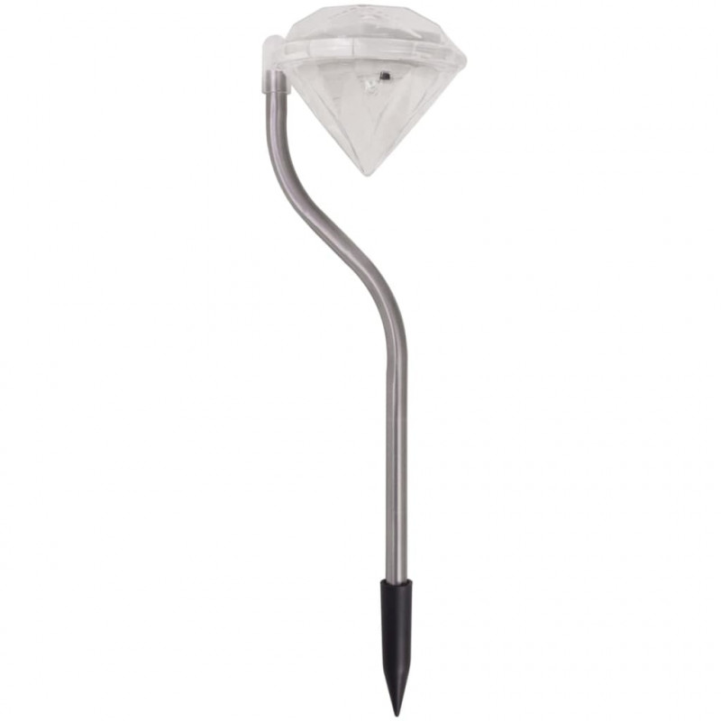 Lampki solarne ogrodowe LED 6 szt, 9x7,8x29,5 cm