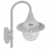 Ścienna lampa ogrodowa, 42 cm, E27, aluminiowa, biała