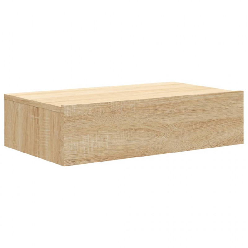 Szafka telewizyjna z LED, dąb sonoma, 60x35x15,5 cm