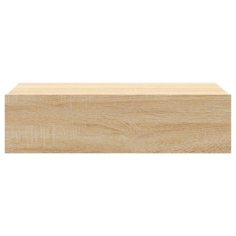 Szafka telewizyjna z LED, dąb sonoma, 60x35x15,5 cm