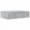 Szafka telewizyjna z LED, szarość betonu, 60x35x15,5 cm