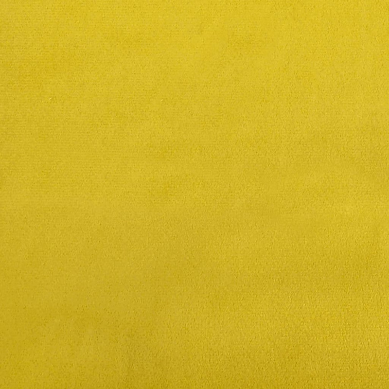 Sofa z materacem do spania, żółta, 100x200 cm, aksamit