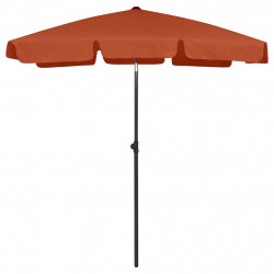 Parasol plażowy, terakota, 180x120 cm