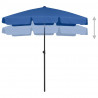 Parasol plażowy, niebieski, 180x120 cm