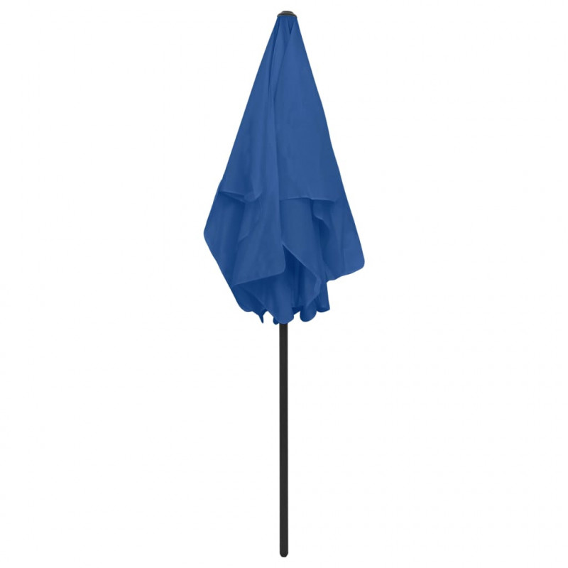 Parasol plażowy, niebieski, 180x120 cm