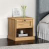 Szafka nocna VIGO, 42x35x40 cm, lite drewno sosnowe