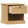 Szafka nocna VIGO, 42x35x40 cm, lite drewno sosnowe