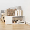 Szafka pod TV, biała, 80x24x32 cm, materiał drewnopochodny